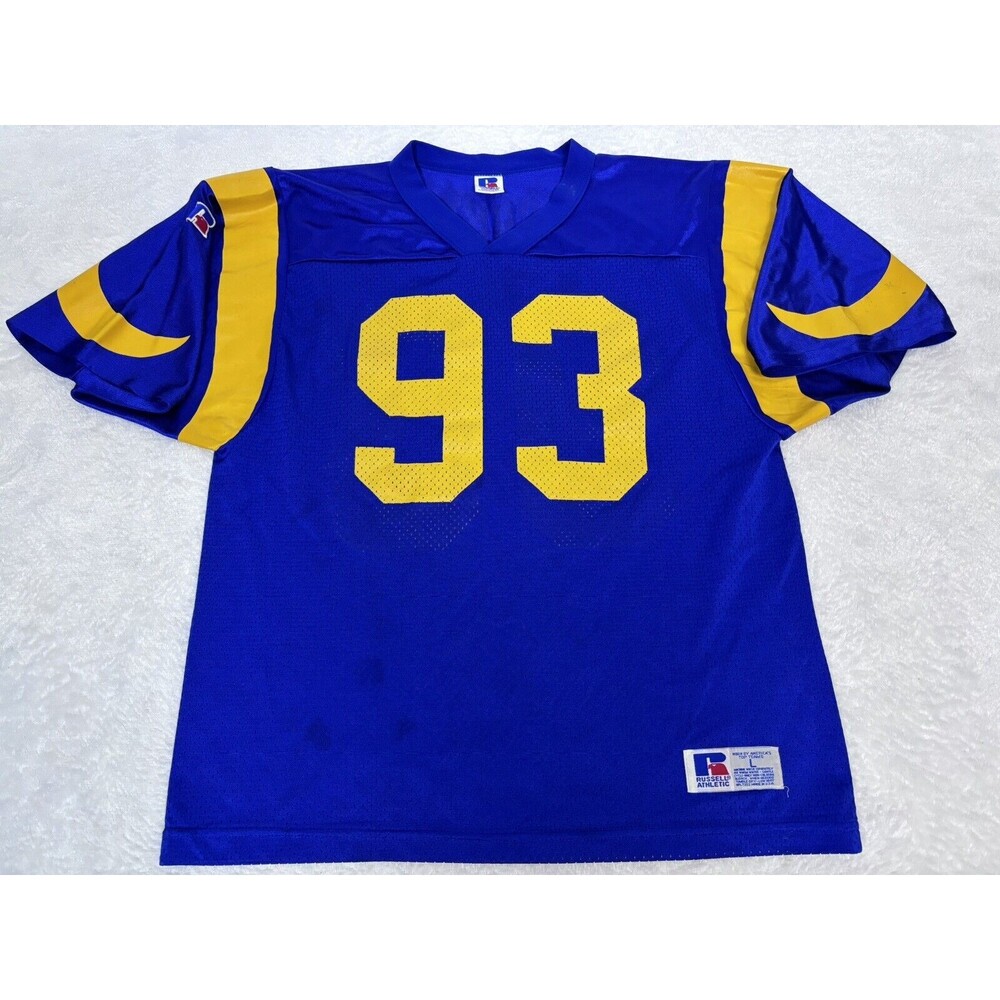 Youth St. Louis Rams Jersey Kevin Carter Size Large NFL Russell Boys USA Made